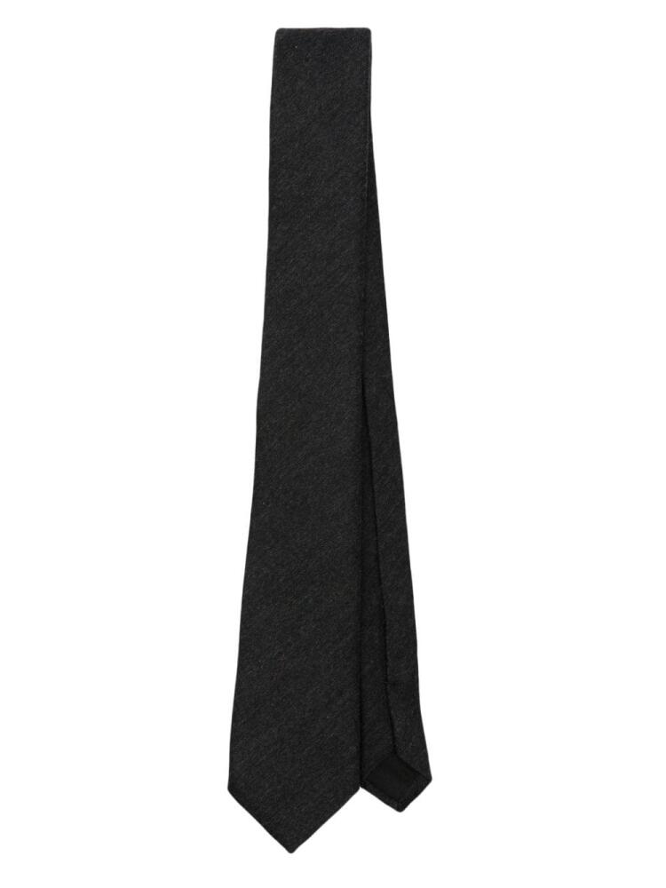 Saint Laurent Flamme tie - Grey Cover