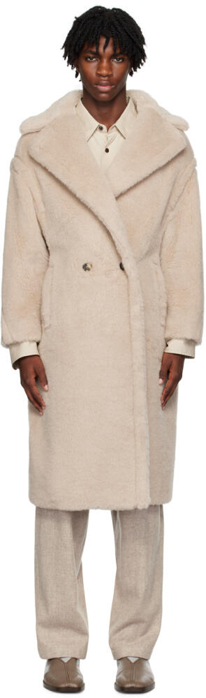 Max Mara Beige Teddy Bear Coat Cover