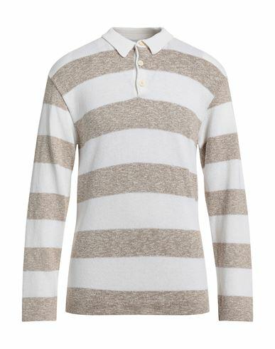 Scaglione Man Sweater Ivory Cotton, Viscose, Polyamide Cover