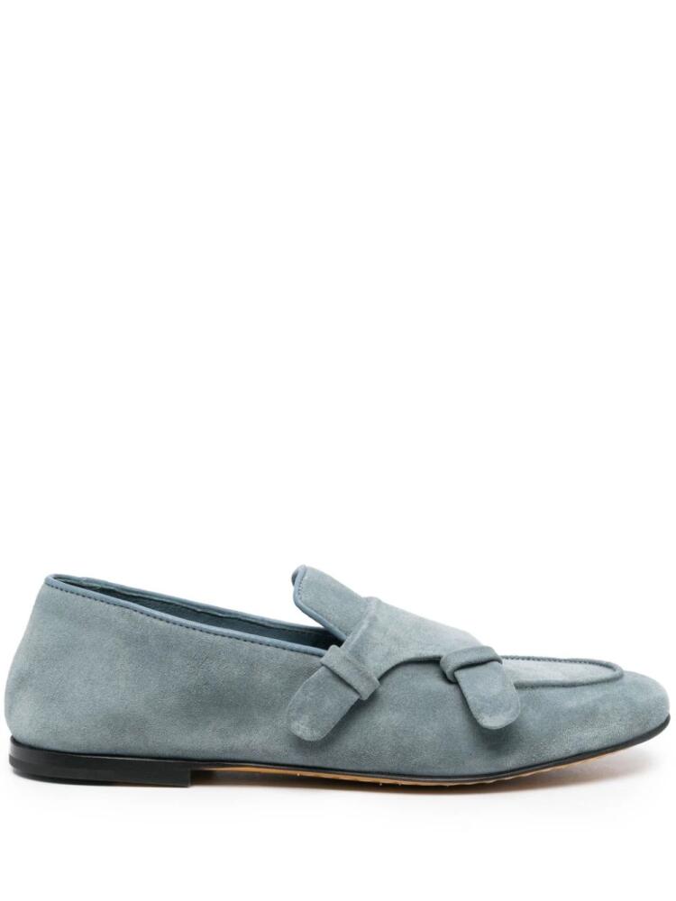 Officine Creative Herbie suede loafers - Blue Cover