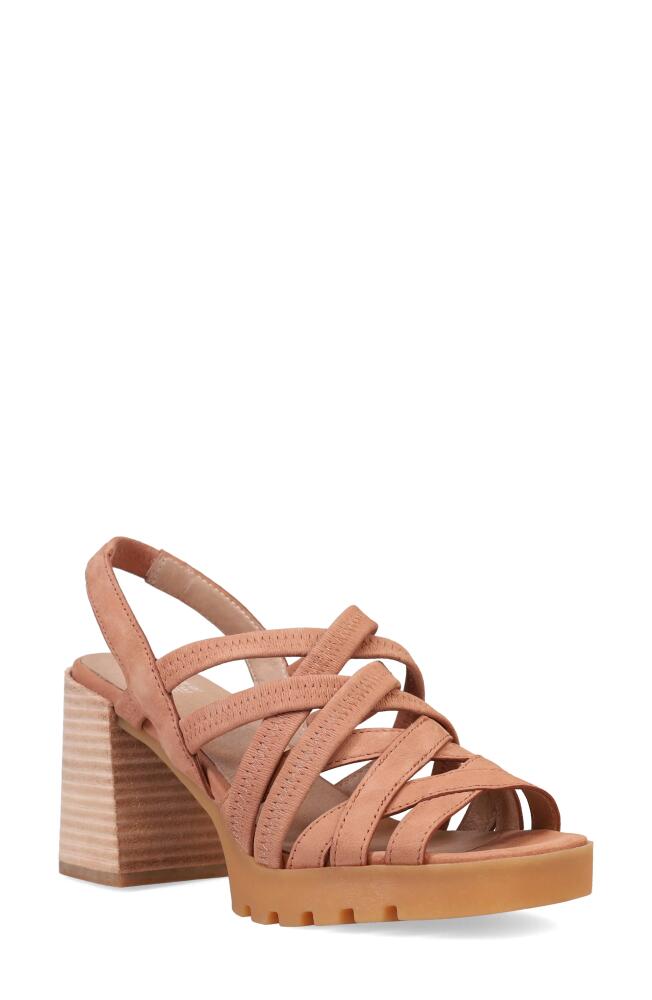 Eileen Fisher Tally Strappy Slingback Platform Sandal in Honey Cover