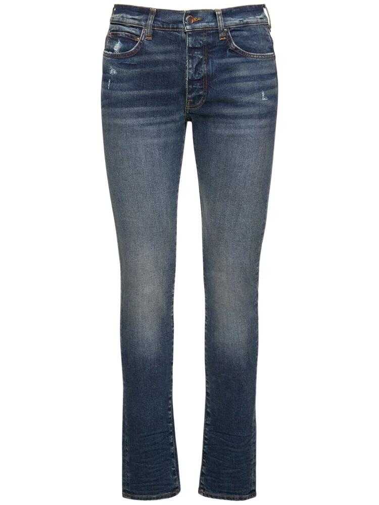 AMIRI 15cm Stack Cotton Denim Jeans Cover