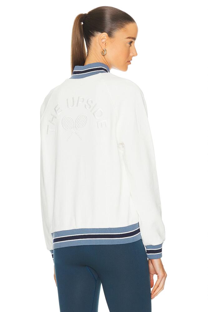 THE UPSIDE Bounce Quinn Jacket in White Cover