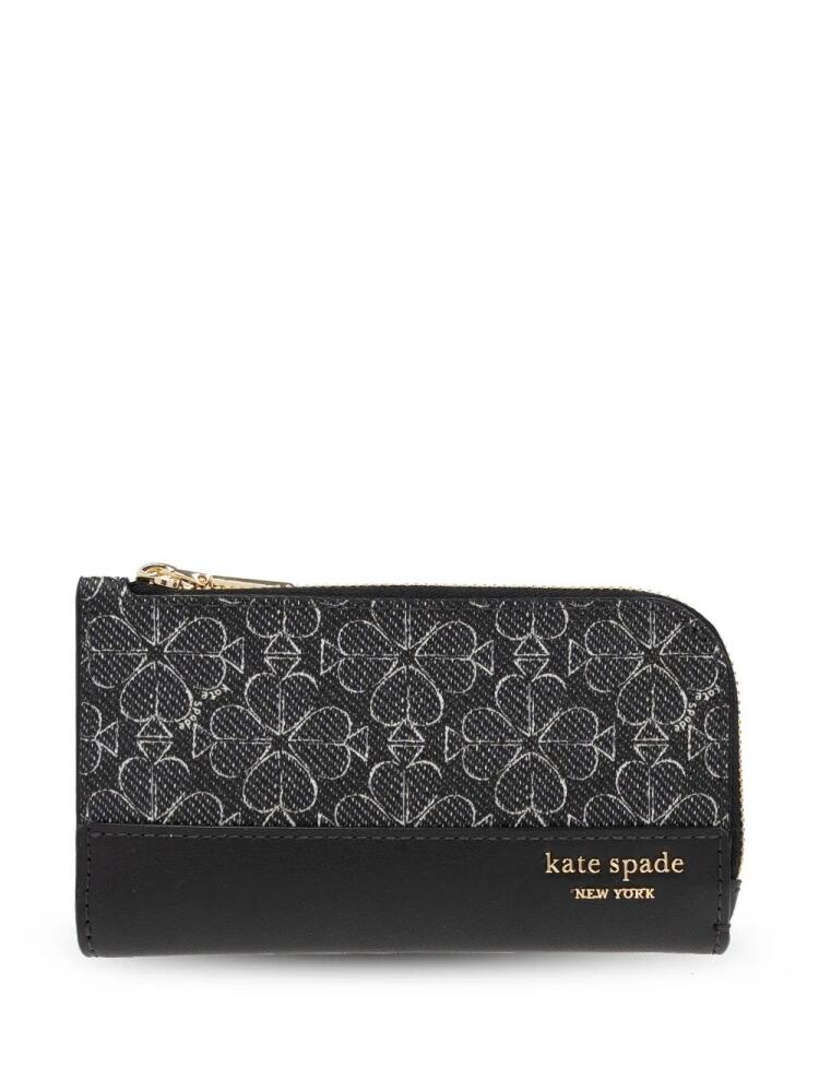 Kate Spade bi-fold leather wallet - Black Cover