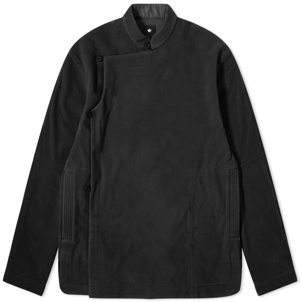 Maharishi Men's Asym Monk Overshirt in Black Cover