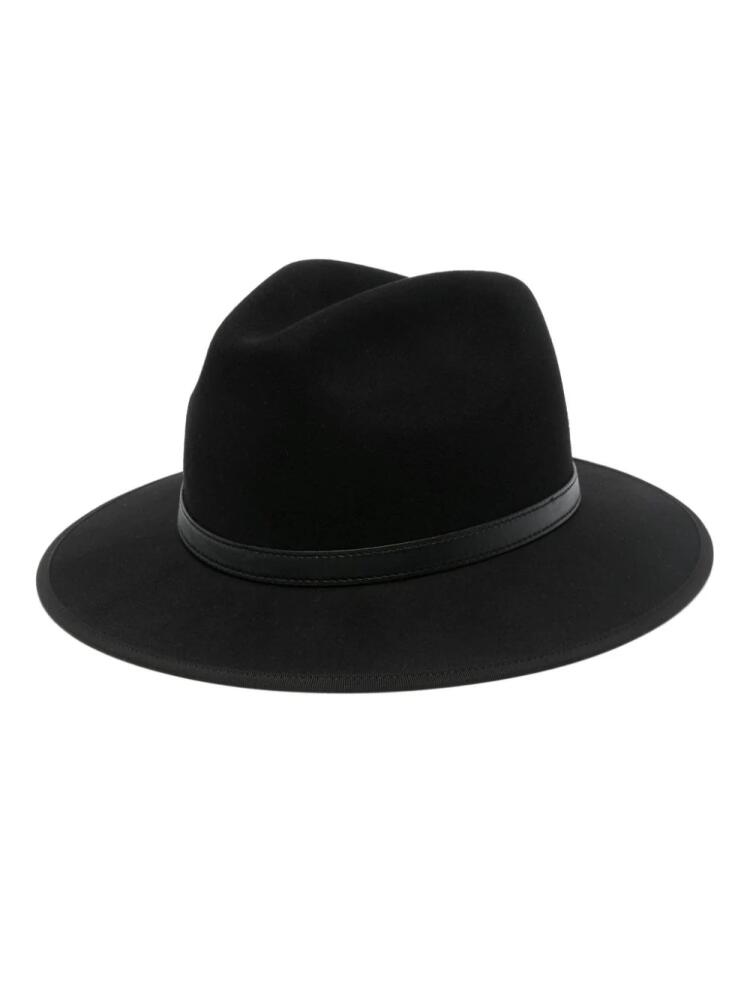 Gucci Horsebit-detailed fedora hat - Black Cover