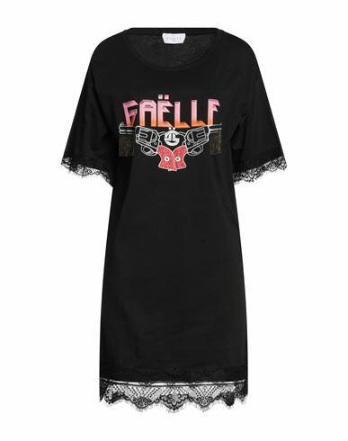 Gaëlle Paris Woman Mini dress Black Cotton Cover