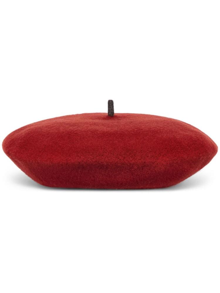 Brunello Cucinelli wool beret - Red Cover