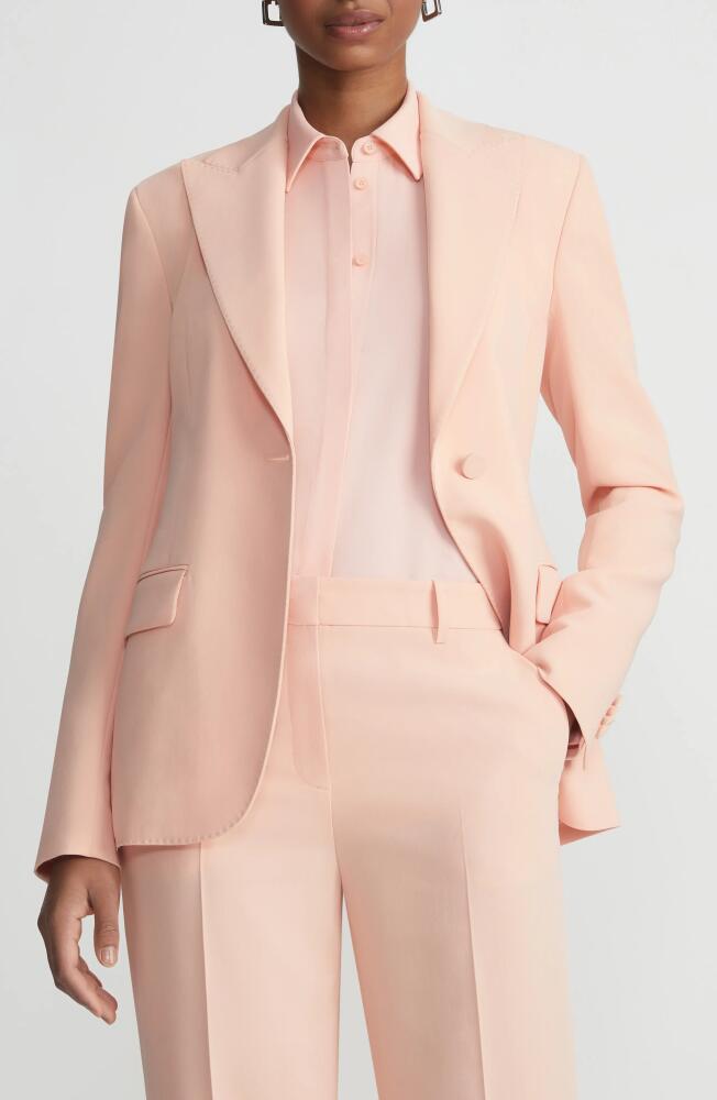 Lafayette 148 New York Finesse Crepe Blazer in Pink Dusk Cover