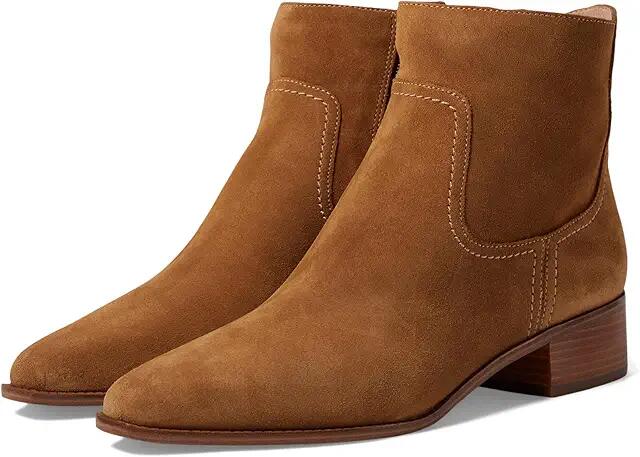 Cole Haan Naia Booties (Golden Toffee Suede) Women's Boots Cover