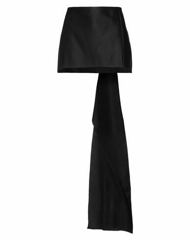 Prada Woman Mini skirt Black Silk Cover