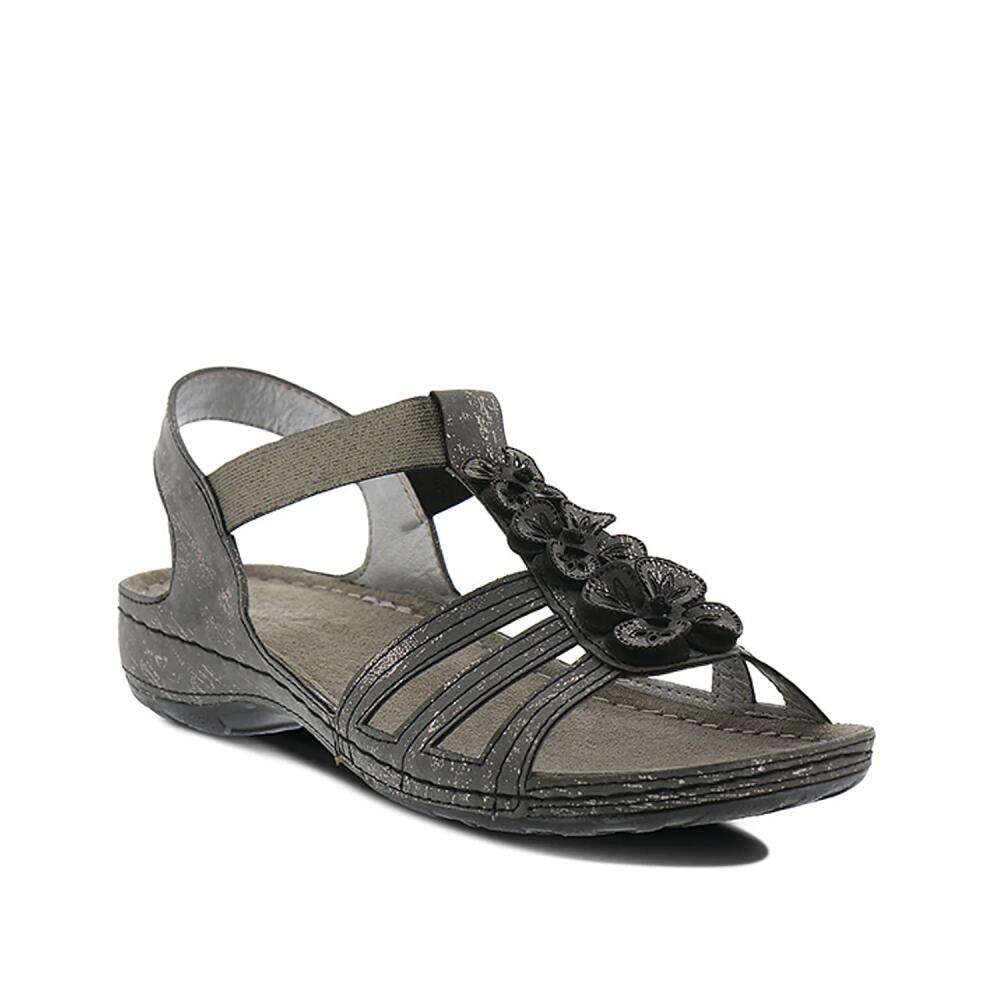 Flexus by Spring Step Adede Wedge Sandal | Women's | Charcoal Cover