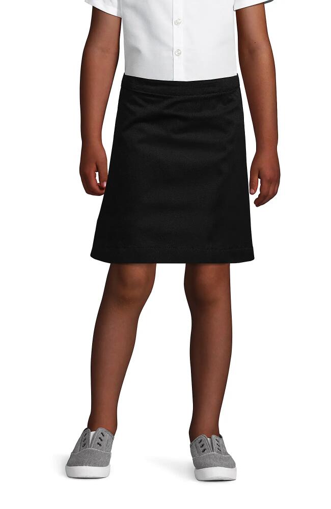 Lands' End School Uniform Girls Blend Chino Skort Above Knee in Black Cover