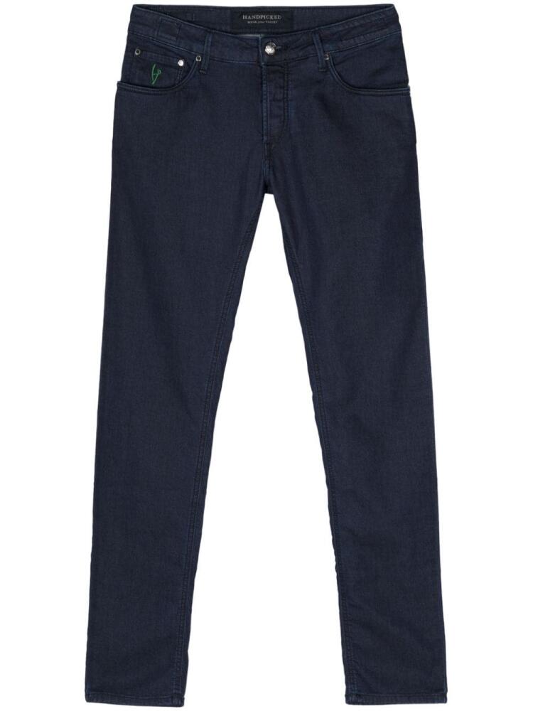 Hand Picked Orvieto mid-rise slim-fit jeans - Blue Cover