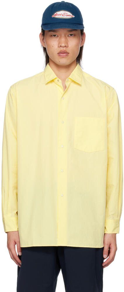 nanamica Yellow Wind Shirt Cover