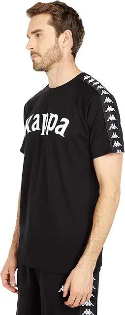 Kappa 222 Banda Balima (Black/White) Men's Clothing Cover