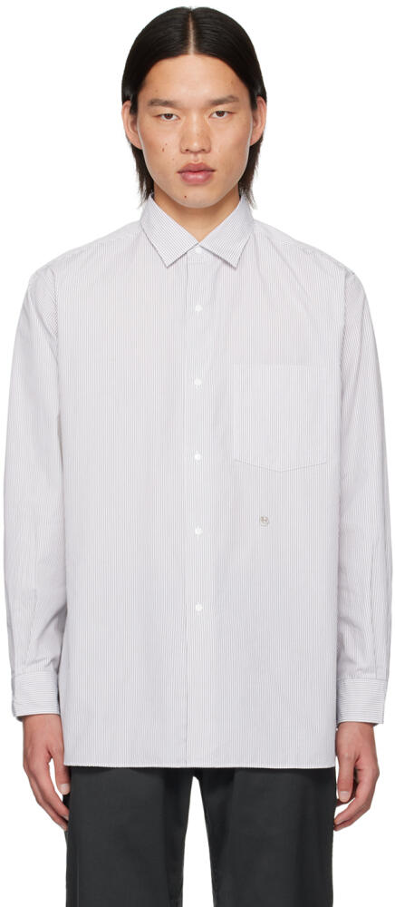 nanamica White & Beige Wind Shirt Cover