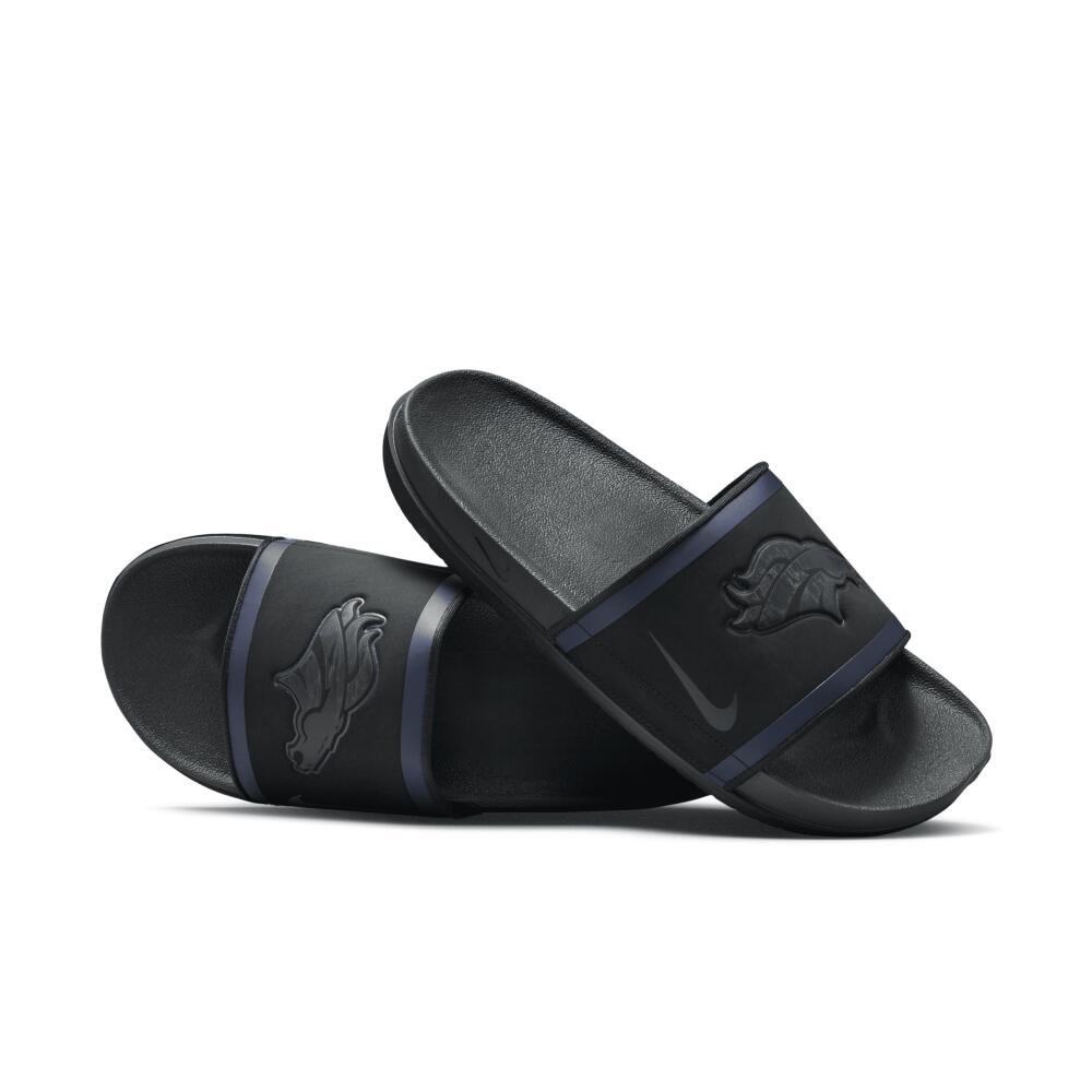 Nike Men's Offcourt (NFL Denver Broncos) Slides in Black Cover