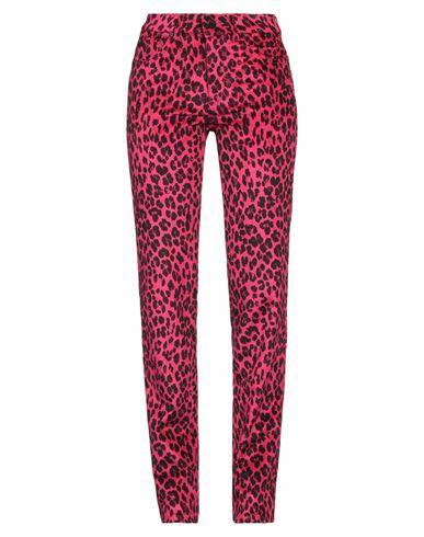 Marani Jeans Woman Pants Fuchsia Cotton, Viscose, Elastane Cover