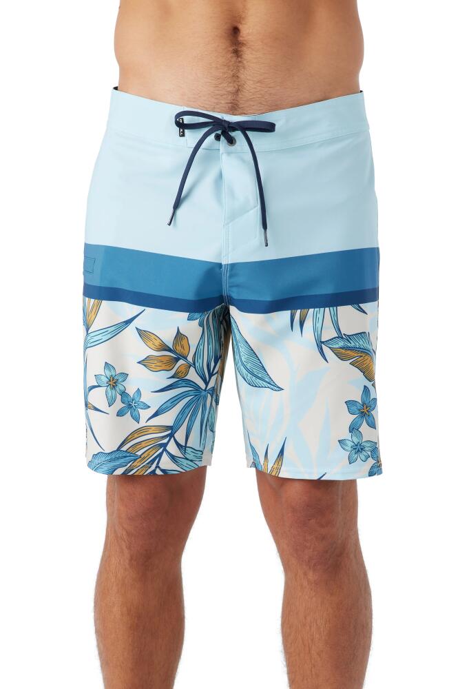 O'Neill Hyperfreak Heat Block Swim Trunks in Sky Blue Cover