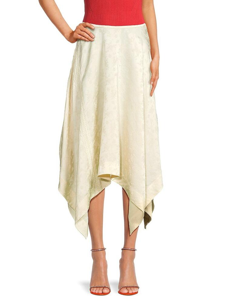 Jason Wu Women's Lace Midi Skirt - Ivory Cover