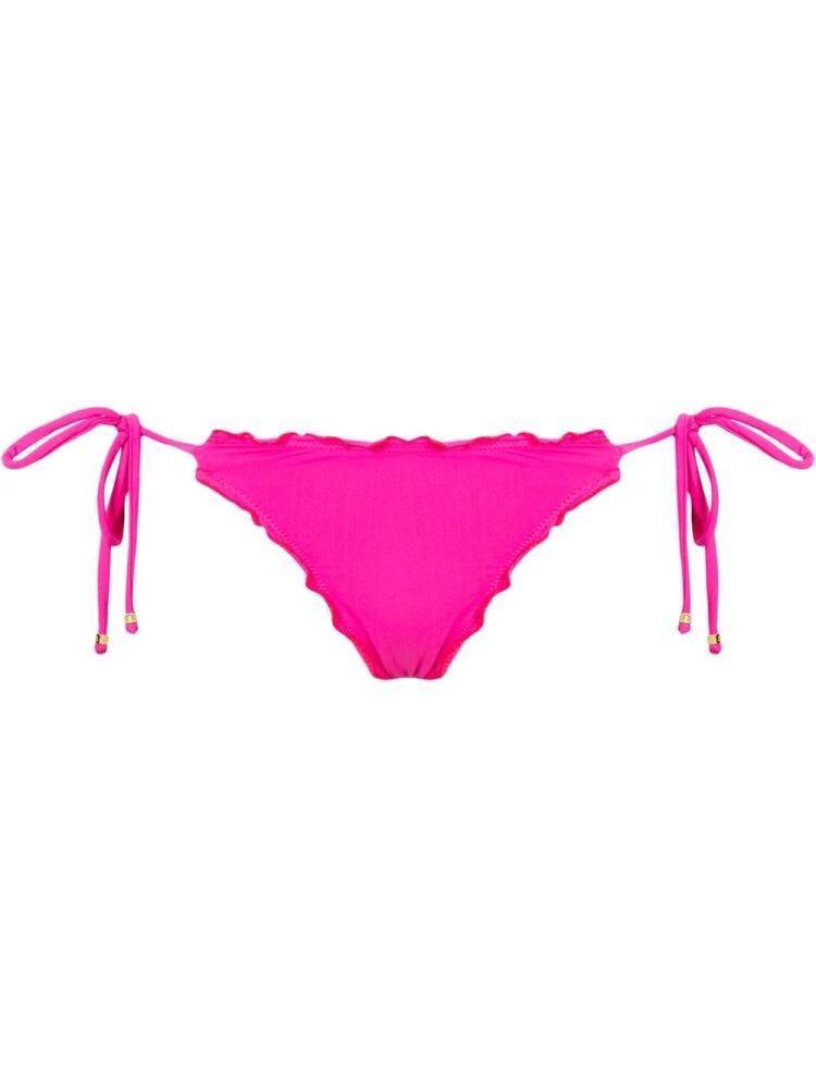 Amir Slama ruffled trim bikini bottom - Pink Cover