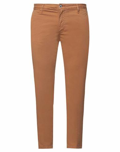 Rar Man Pants Brown Cotton, Elastane Cover