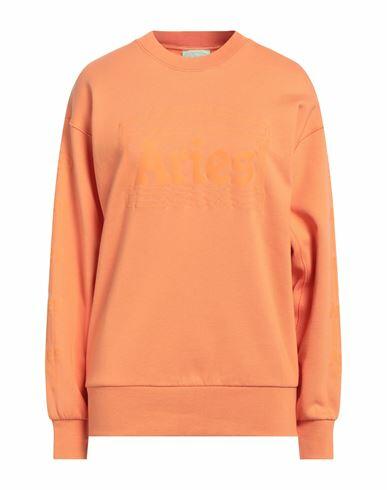 Aries Woman Sweatshirt Orange Cotton Cover