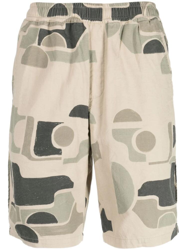 Folk Assembly Maxi Wave-print shorts - Neutrals Cover