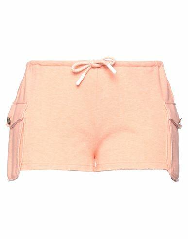 Elisabetta Franchi Woman Shorts & Bermuda Shorts Salmon pink Cotton Cover