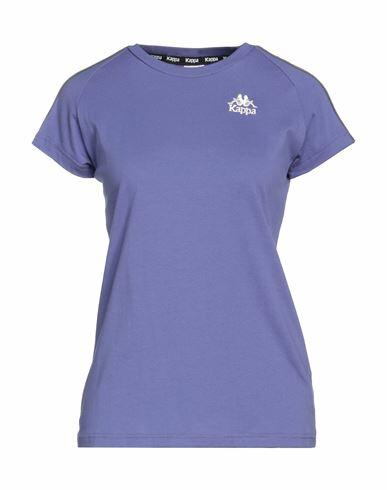 Kappa Woman T-shirt Purple Cotton Cover