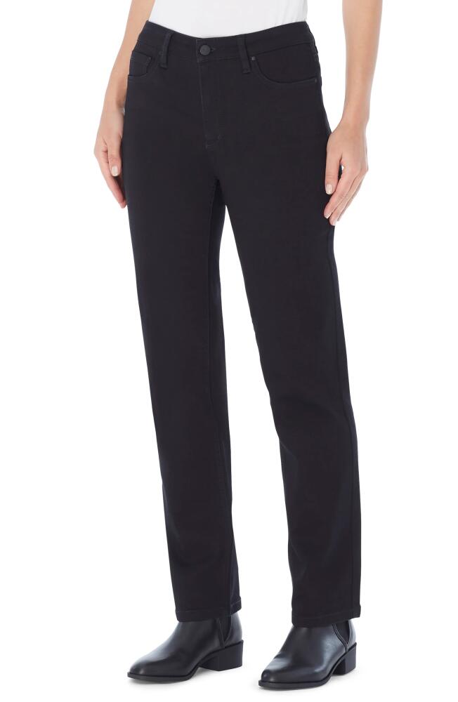 Jones New York Lexington Straight Leg Jeans in Onyx Wash Cover