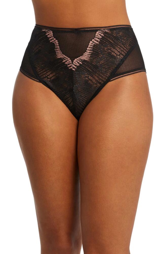 Montelle Intimates Dolce Vita High Waist Briefs in Black Bloom Cover