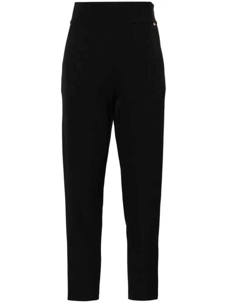 NISSA high-waisted slim trousers - Black Cover