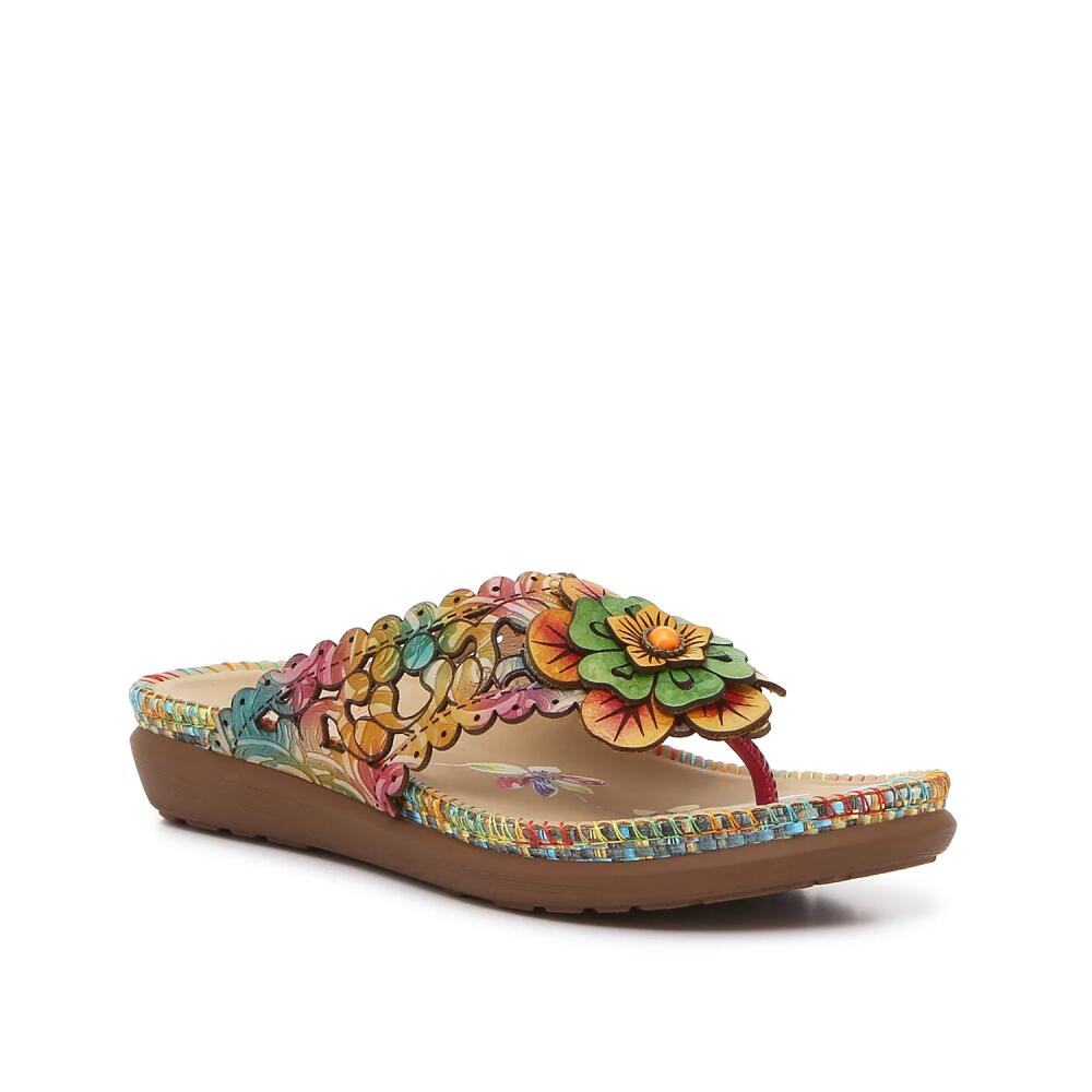 L'Artiste by Spring Step Solange Sandal | Women's | Brown/Multicolor Cover