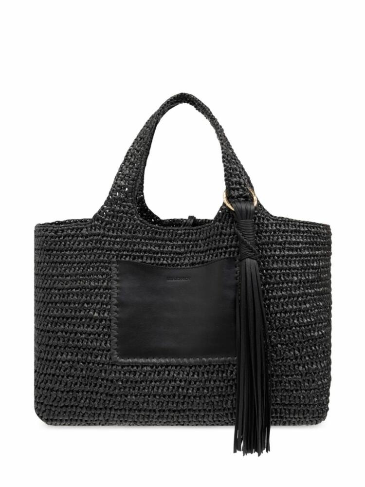 Ulla Johnson Kamari interwoven tote bag - Black Cover