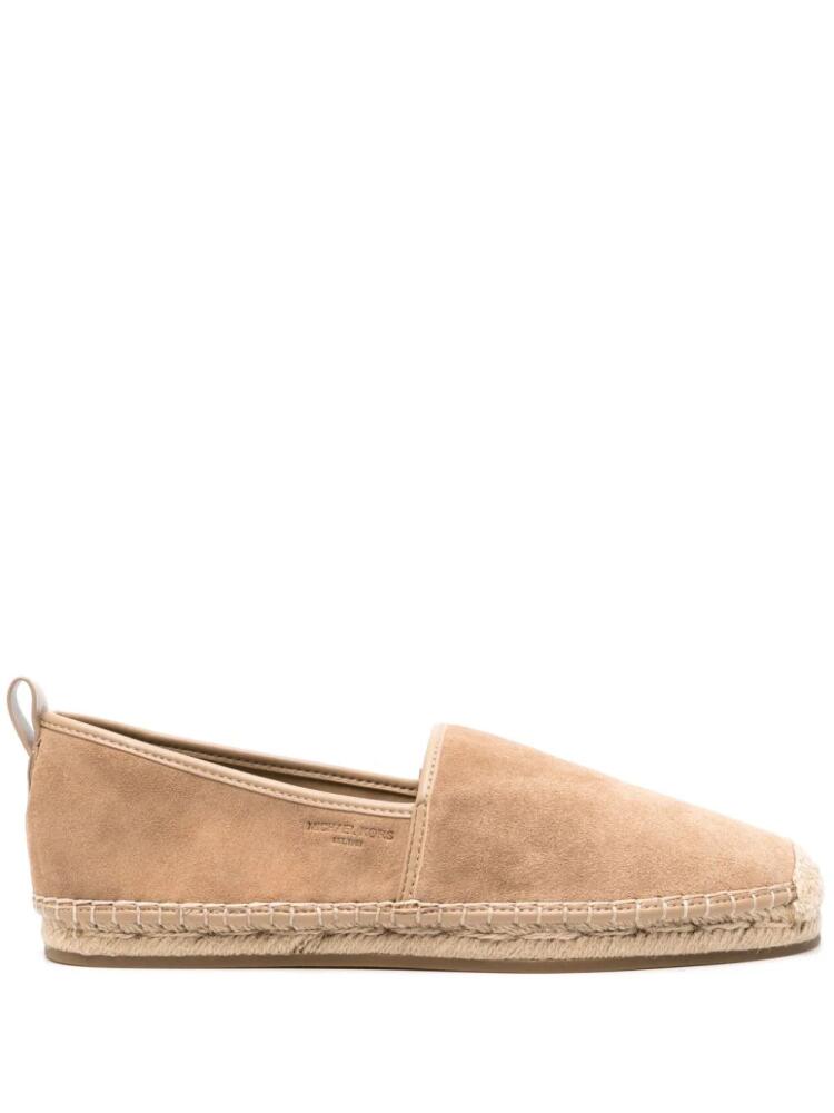 Michael Kors logo-debossed suede espadrilles - Brown Cover