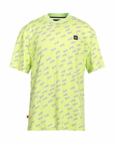 Shoe Man T-shirt Acid green Cotton Cover