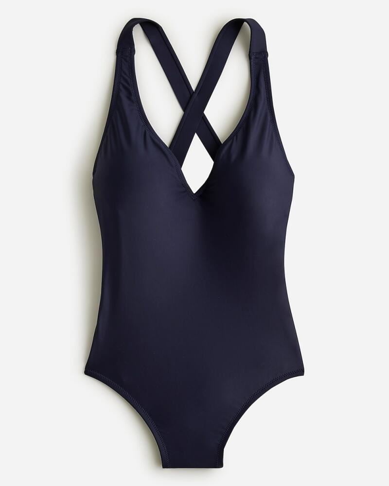 J.Crew DD V-neck cross-back one-piece swimsuit Cover