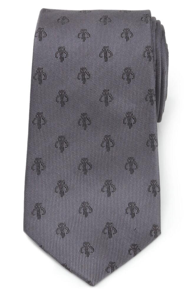 Cufflinks, Inc. Star Wars - Mandalorian Silk Tie in Grey Cover