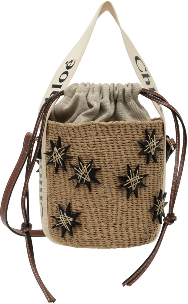 Chloé Beige Small Woody Basket Bag Cover