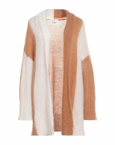 Nude Woman Cardigan Camel Mohair wool, Wool, Polyamide, Elastane Cover