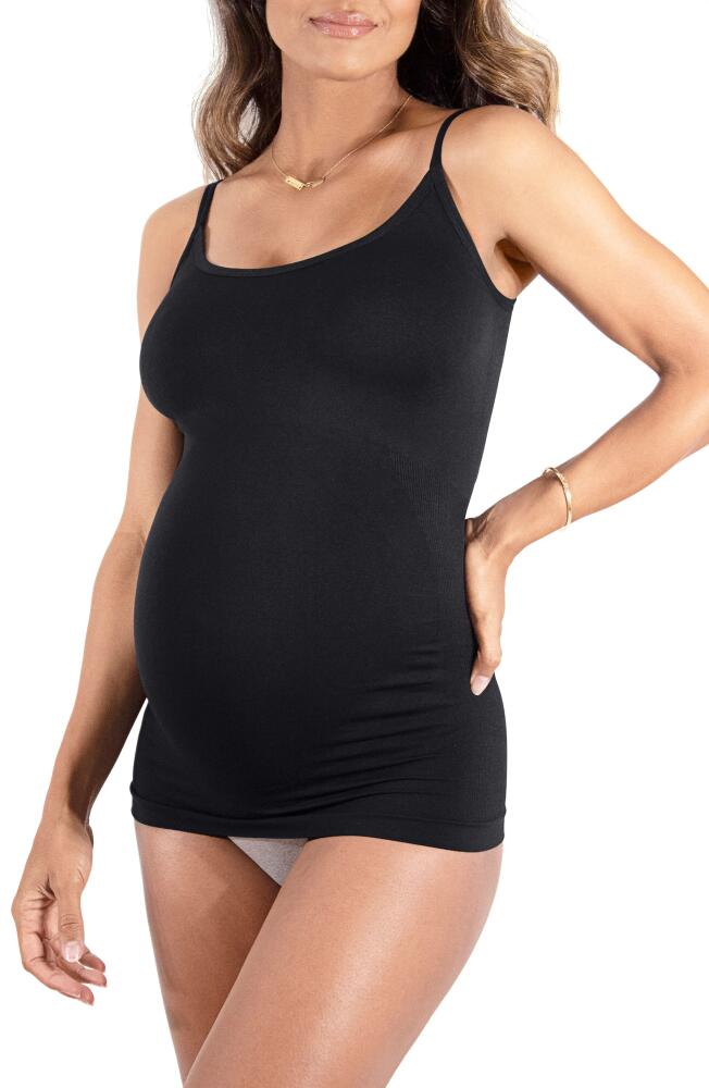 Ingrid & Isabel Cooling Seamless Support Maternity Camisole in Black Cover