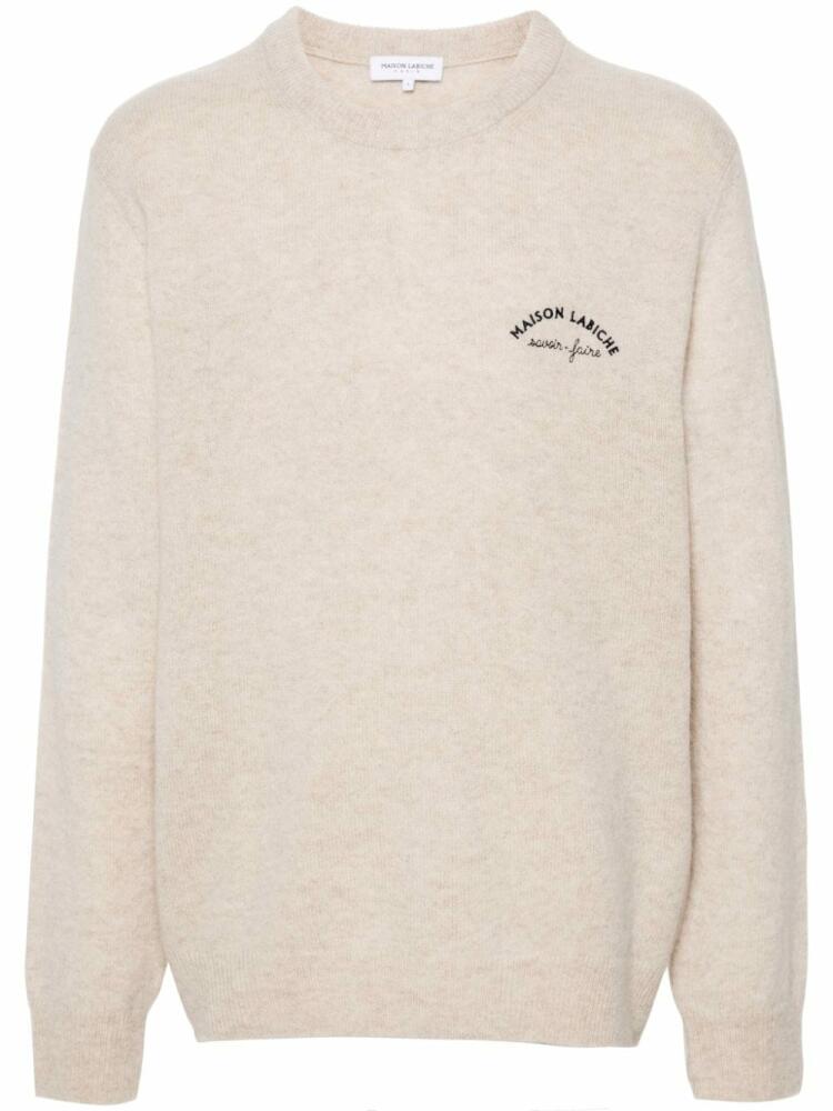 Maison Labiche Grand Cerf sweater - Neutrals Cover