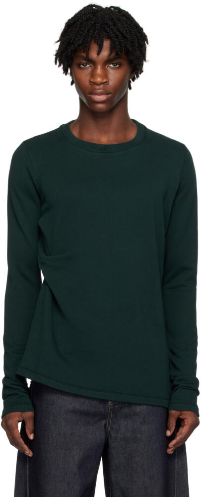 Marina Yee Green Tuck Sweatshirt Cover