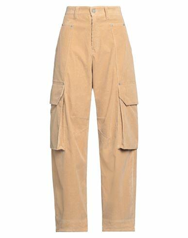 Palm Angels Man Pants Camel Cotton Cover