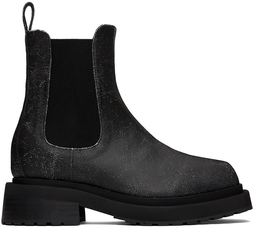 Eckhaus Latta Black Mike Boots Cover