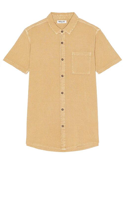 ROLLA'S Bon Crepe Shirt in Brown Cover