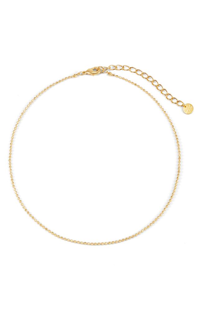 Brook and York Mae Bead Chain Choker in Gold Cover