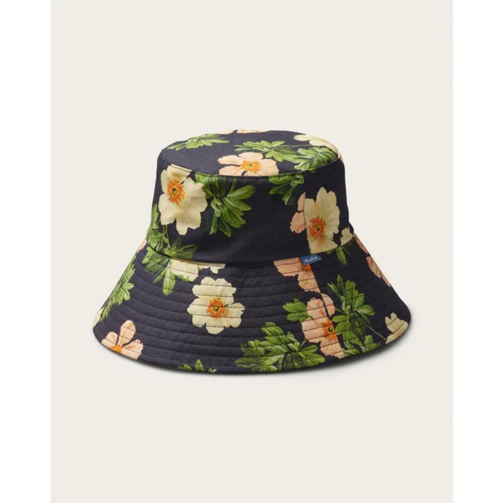 Hemlock Bali Wide Brim Bucket Hat in Floral Cover